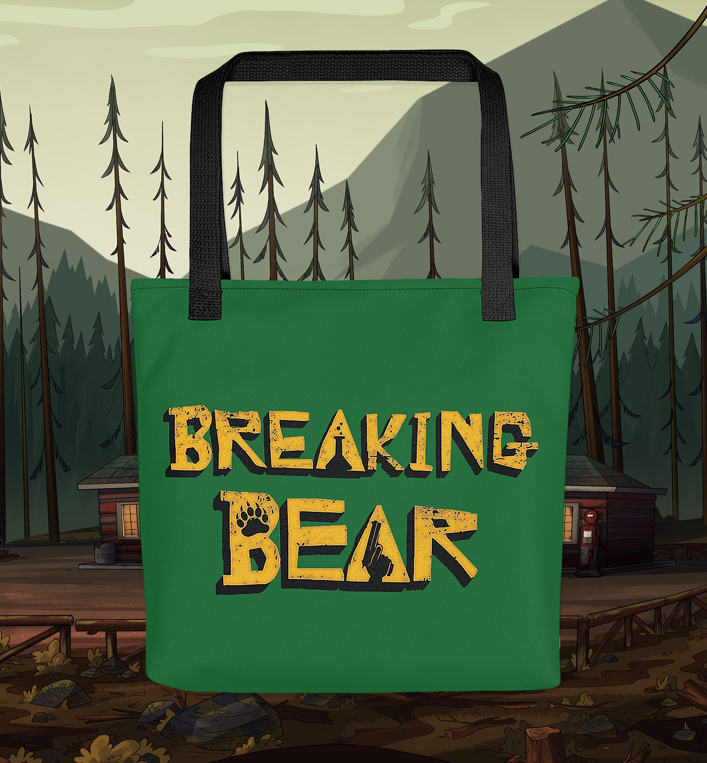 Breaking Bear Logo Tote Bag