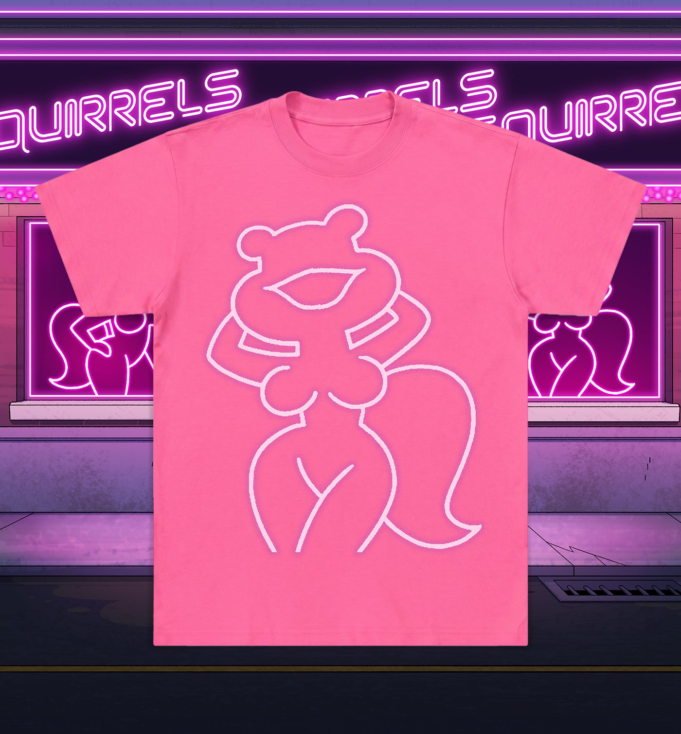 Squirrels Squirrels Squirrels Nightclub T-Shirt